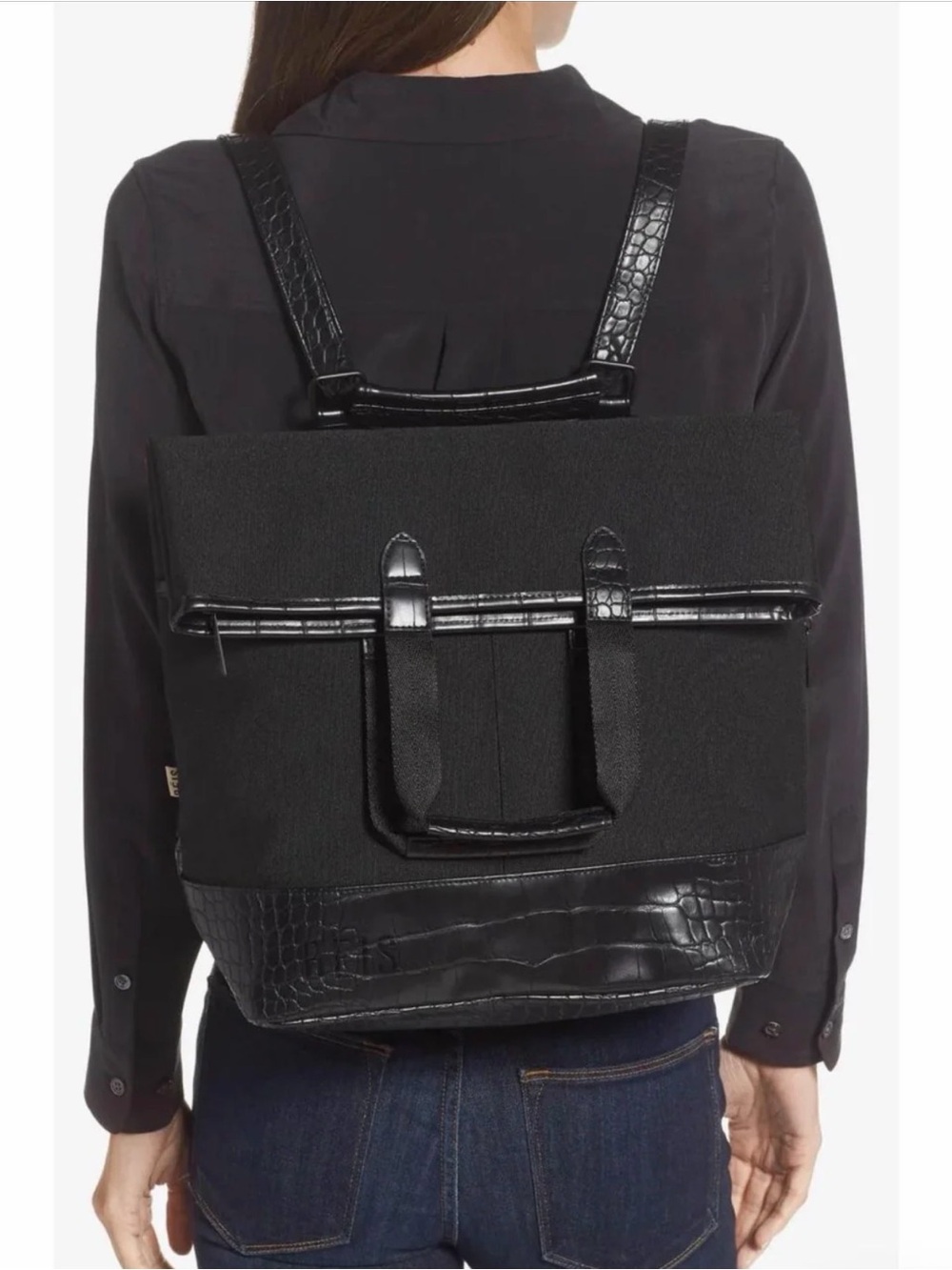 BÉIS Black Backpack